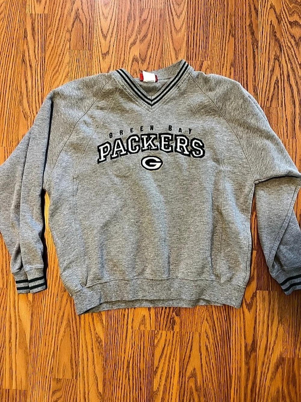 Vintage 90s Green Bay Packers V neck Sweatshirt Lee Sport Size M unisex
